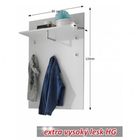 Vešiakový panel SPACE