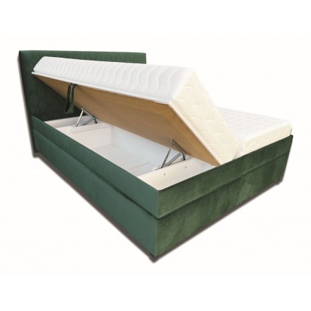 SANDRA - poťah: Magic Velvet 2225-P137+2225 - zboku otvorená s matracom