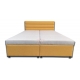 Polohovateľná posteľ  ALICA - poťah: Twist 1 krémová/Twist 10 žltá