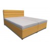 Polohovateľná posteľ  ALICA - poťah: Twist 1 krémová/Twist 10 žltá
