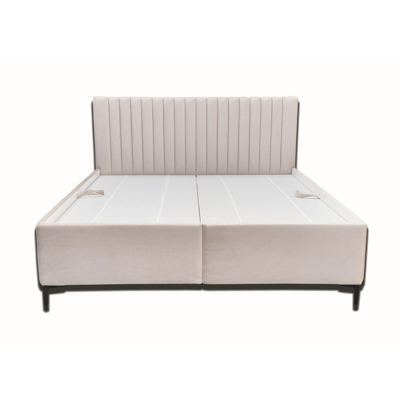 Posteľ Alexandra - Poťah: JAGUAR 2136  krémová - bez matracov