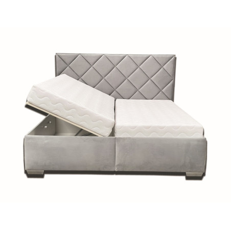 Celočalúnená posteľ, úložný priestor, záhlavie 125 cm,výška sedu 55 cm