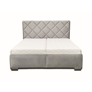 Štýlová celočalúnená posteľ, komfortné  matrace, úložný priestor