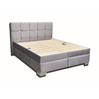 Celočalúnená posteľ, úložný priestor, záhlavie 115 cm,výška sedu 62 cm