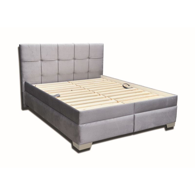 Celočalúnená posteľ, úložný priestor, záhlavie 115 cm,výška sedu 62 cm