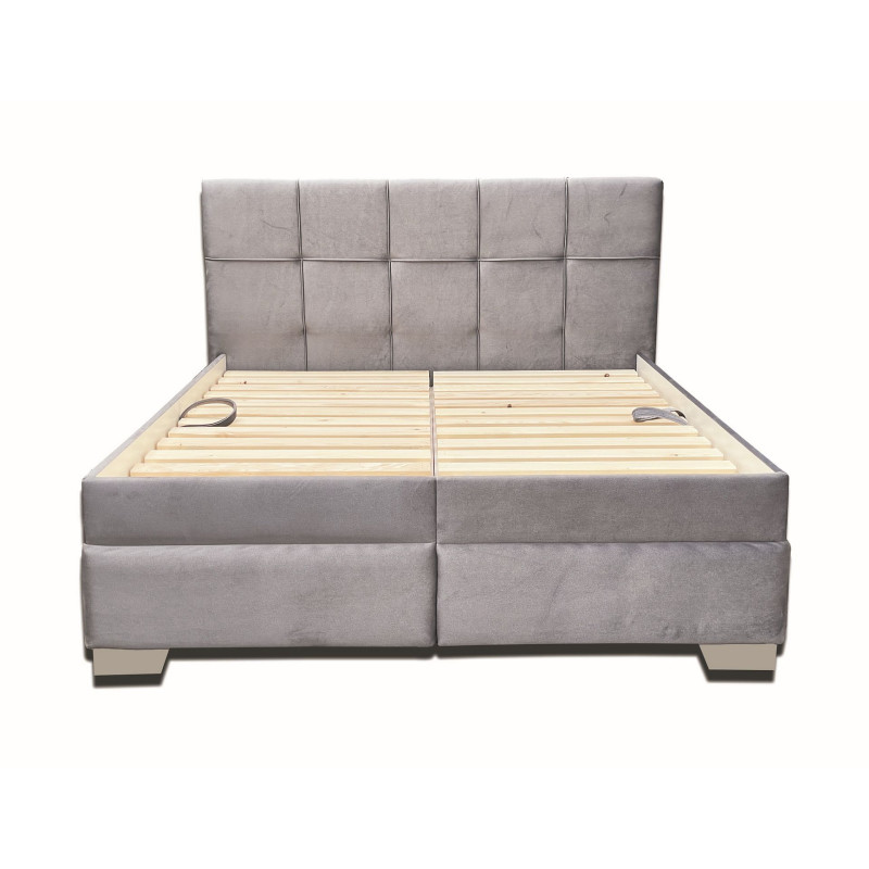 Celočalúnená posteľ, úložný priestor, záhlavie 115 cm,výška sedu 62 cm