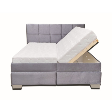 Elegantná posteľ, komfortné  matrace, úložný priestor, výška sedu 62cm