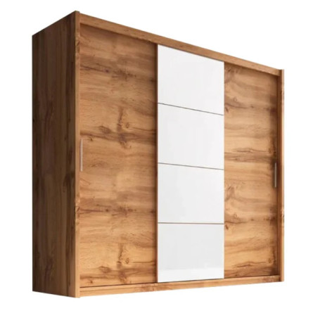 Skriňa s posuvnými dverami, dub wotan