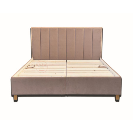 Posteľ NELA  (bez matracov, s roštmi a  úložným priestorom)